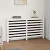 Image de vidaXL Cache-radiateur Blanc 153x19x84 cm Bois massif de pin