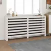 Image de vidaXL Cache-radiateur Blanc 169x19x84 cm Bois massif de pin