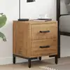 Image de vidaXL Tables de chevet 2 pcs 36x30x45 cm Bois de pin massif