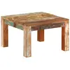 Image de vidaXL Table basse 55x55x35 cm Bois de récupération massif