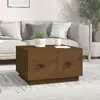 Image de vidaXL Table basse Marron miel 60x53x35 cm Bois massif de pin