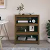 Image de vidaXL Bibliothèque Marron miel 80x35x97 cm Bois de pin massif
