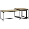 Image de Tables basses 2 pcs Chêne sonoma Bois d ingénierie