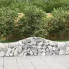 Image de vidaXL Paniers à gabions arqués 9 pcs 200x30x40/60 cm Fer galvanisé