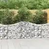 Image de vidaXL Paniers à gabions arqués 8 pcs 200x30x80/100 cm Fer galvanisé