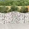 Image de vidaXL Paniers à gabions arqués 18 pcs 200x30x100/120 cm Fer galvanisé