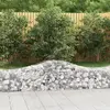 Image de vidaXL Paniers à gabions arqués 6 pcs 200x50x40/60 cm fer galvanisé