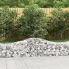 Image de vidaXL Paniers à gabions arqués 12 pcs 200x50x40/60 cm fer galvanisé