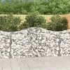 Image de vidaXL Paniers à gabions arqués 12 pcs 200x50x100/120 cm fer galvanisé