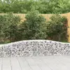 Image de vidaXL Paniers à gabions arqués 8 pcs 400x50x40/60 cm Fer galvanisé