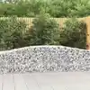 Image de vidaXL Paniers à gabions arqués 20 pcs 400x50x60/80 cm Fer galvanisé