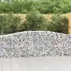 Image de vidaXL Paniers à gabions arqués 7 pcs 400x50x80/100 cm Fer galvanisé