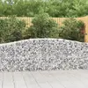 Image de vidaXL Paniers à gabions arqués 8 pcs 400x50x80/100 cm Fer galvanisé