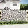 Image de vidaXL Paniers à gabions arqués 6 pcs 400x50x200/220 cm Fer galvanisé