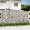 Image de vidaXL Paniers à gabions arqués 8 pcs 400x50x200/220 cm Fer galvanisé