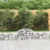Image de vidaXL Paniers à gabions arqués 9 pcs 200x30x40/60 cm Fer galvanisé