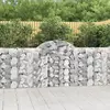 Image de vidaXL Paniers à gabions arqués 11 pcs 200x30x100/120 cm Fer galvanisé