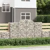 Image de vidaXL Paniers à gabions arqués 10 pcs 200x30x120/140 cm Fer galvanisé