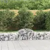 Image de vidaXL Paniers à gabions arqués 14 pcs 200x50x40/60 cm fer galvanisé