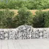 Image de vidaXL Paniers à gabions arqués 15 pcs 200x50x60/80 cm fer galvanisé