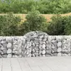 Image de vidaXL Paniers à gabions arqués 11 pcs 200x50x80/100 cm Fer galvanisé