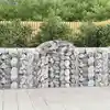 Image de vidaXL Paniers à gabions arqués 4 pcs 200x50x100/120 cm fer galvanisé