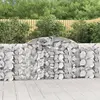 Image de vidaXL Paniers à gabions arqués 7 pcs 300x30x100/120 cm fer galvanisé