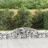 Image de vidaXL Paniers à gabions arqués 3 pcs 300x50x40/60 cm fer galvanisé