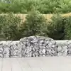 Image de vidaXL Paniers à gabions arqués 11 pcs 300x50x60/80 cm fer galvanisé