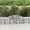 Image de vidaXL Paniers à gabions arqués 12 pcs 300x50x60/80 cm fer galvanisé
