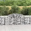 Image de vidaXL Paniers à gabions arqués 15 pcs 300x50x80/100 cm fer galvanisé