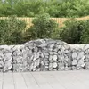Image de vidaXL Paniers à gabions arqués 20 pcs 300x50x80/100 cm fer galvanisé