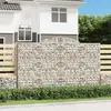 Image de vidaXL Paniers à gabions arqués 17 pcs 300x50x180/200 cm fer galvanisé