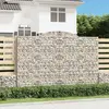 Image de vidaXL Paniers à gabions arqués 6 pcs 300x50x200/220 cm fer galvanisé