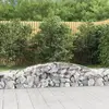 Image de vidaXL Paniers à gabions arqués 3 pcs 400x50x40/60 cm Fer galvanisé