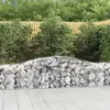 Image de vidaXL Paniers à gabions arqués 7 pcs 400x50x60/80 cm Fer galvanisé