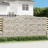 Image de vidaXL Paniers à gabions arqués 5 pcs 400x50x200/220 cm Fer galvanisé
