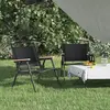 Image de vidaXL Chaises de camping lot de 2 Noir 54x43x59 cm Tissu Oxford
