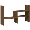 Image de Support de moniteur Marron miel (39 72)x17x43 cm Bois de pin
