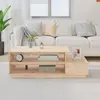 Image de vidaXL Table basse 120x50x40,5 cm Bois massif de pin