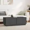 Image de vidaXL Table basse Gris 110x50x40 cm Bois massif de pin