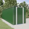 Image de vidaXL Abri de jardin Vert 192x606x223 cm Acier galvanisé