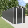 Image de vidaXL Abri de jardin Anthracite 192x1021x223 cm Acier galvanisé