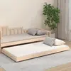 Image de vidaXL Cadre de lit sans matelas 100x200 cm bois massif de pin