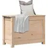 Image de vidaXL Boîte de rangement 60x32x45,5 cm Bois massif de pin