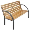 Image de vidaXL Banc de Jardin 112 cm Bois de Sapin Massif, Meuble de Jardin, Meuble d'extérieur, Banc extérieur, siège de Jardin, Meuble de Patio
