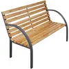 Image de vidaXL Banc de jardin 112 cm Bois de sapin massif