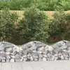 Image de vidaXL Panier de gabions arqué 100x30x40/60 cm Fer galvanisé