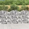 Image de vidaXL Panier de gabions arqué 100x50x100/120 cm Fer galvanisé