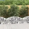 Image de vidaXL Panier de gabions arqué 150x30x40/60 cm Fer galvanisé